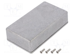 Enclosure: multipurpose; X: 64mm; Y: 115mm; Z: 30mm; aluminium; IP54