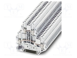 Splice terminal: rail; UT; PA; L: 64.4mm; terminals: 4; W: 5.2mm