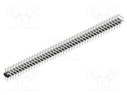 Connector: pin strips; pin header; male; PIN: 86; 2mm; THT; 2x43