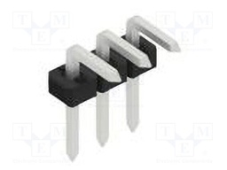 Connector: pin strips; pin header; male; PIN: 3; 2mm; THT; 1x3; 100V