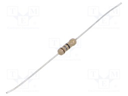 Resistor: carbon film; THT; 18Ω; 500mW; ±5%; Ø3x9mm; axial