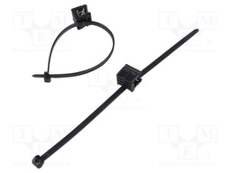 Cable tie; with fixing lugs,with fixing for edges