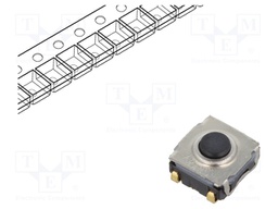 Microswitch TACT; SPST-NO; Pos: 2; 0.05A/32VDC; SMT; none; 3.5mm