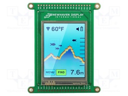 Display: TFT; 2.4"; 240x320; Illumin: LED; 69.03x85.2x8.18mm; RGB