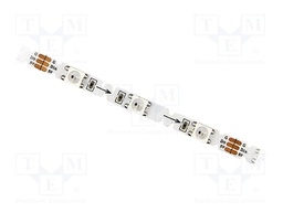 Programmable LED tape; RGB; 5050; 5V; LED/m: 48; 5mm; white PCB