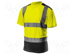 T-shirt; Size: M; yellow-black; VISIBILTY; 150g/m2