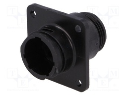 Socket; male; PIN: 9; w/o contacts; CPC Series 1; Case: size 13