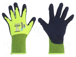 Protective gloves; Size: 10,XL; yellow; polyester; Comfort