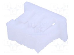 Plug; wire-board; female; 1.25mm; PIN: 3; w/o contacts; for cable