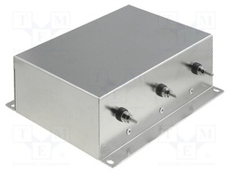 Filter: anti-interference; three-phase; 500VAC; 30A; Cx: 0.2uF