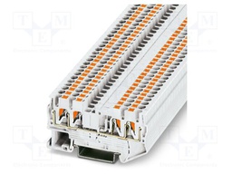 Splice terminal: rail; PT; 48V; push-in; PA; L: 35.3mm; 0.14÷4mm2