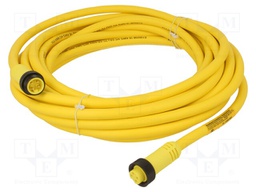 Cable: for sensors/automation; 7/8"-7/8"; 8m; male; female; PIN: 4