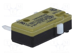 Microswitch SNAP ACTION; without lever; SPDT; 5A/250VAC; ON-(ON)