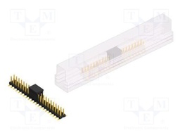 Connector: pin strips; pin header; male; PIN: 42; 2.54mm; SMT; 2x21