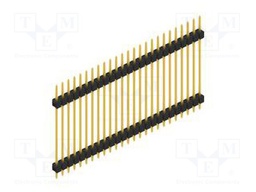 Connector: pin strips; pin header; male; PIN: 25; 2.54mm; THT; 1x25