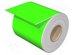 Label; 100mm; green; -40÷120°C