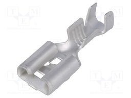 Terminal: flat; 6.3mm; 0.8mm; female; 1÷2.5mm2; crimped; for cable