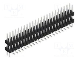 Connector: pin strips; pin header; male; PIN: 46; 2.54mm; SMT; 2x23