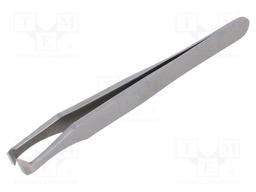 Tweezers; 115mm; Blades: curved; Blade tip shape: for cutting
