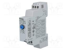 Timer; 0,1s÷100h; SPDT; 250VAC/8A; 24÷240VAC; 24÷240VDC; DIN; PIN: 6