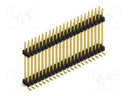 Connector: pin strips; pin header; male; PIN: 44; 2.54mm; SMT; 2x22