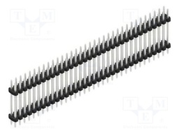 Connector: pin strips; pin header; male; PIN: 68; 2mm; THT; 2x34