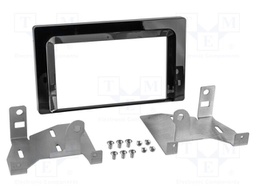 Radio frame; Toyota; 2 DIN; black gloss
