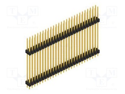 Connector: pin strips; pin header; male; PIN: 54; 2.54mm; THT; 2x27