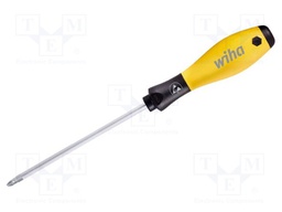Screwdriver; Pozidriv®; Size: PZ1; ESD; Blade length: 80mm