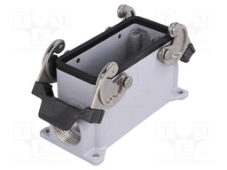 Enclosure: for HDC connectors; C-TYPE; size 77.27; IP66; PG21