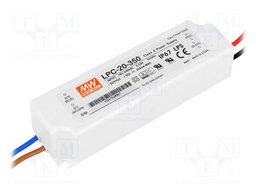 LED Driver, ITE, 16.8 W, 48 V, 350 mA, Constant Current, 90 V