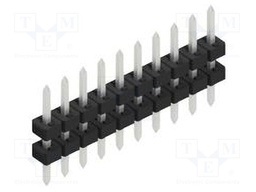 Connector: pin strips; pin header; male; PIN: 10; 2mm; THT; 1x10