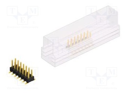 Connector: pin strips; pin header; male; PIN: 14; 2.54mm; SMT; 2x7