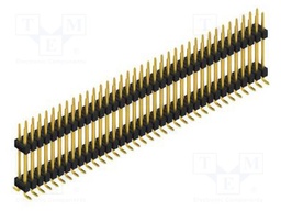 Connector: pin strips; pin header; male; PIN: 72; 2.54mm; SMT; 2x36