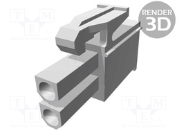 Plug; wire-board; male/female; Mini Universal MATE-N-LOK; 4.14mm