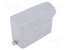 Enclosure: for Han connectors; Han; size 16B; for cable; angled