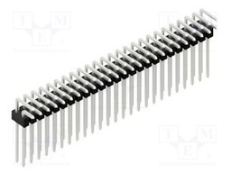 Connector: pin strips; pin header; male; PIN: 50; 2.54mm; THT; 2x25