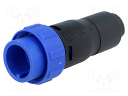 Connector: circular; plug; male; PIN: 6; w/o contacts; for cable