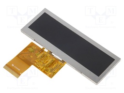 Display: TFT; 3.9"; 480x128; Illumin: LED; Dim: 105.5x40.64x2.95mm