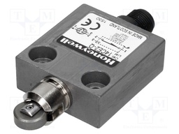 Limit switch; oblong metal roller Ø12,4mm; SPDT; 3A; max.250VAC