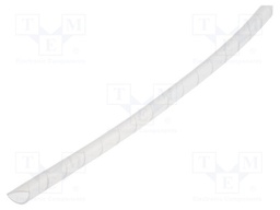 Spiral wrapping; ØBundle : 4÷25mm; polyetylene; natural; L: 10m