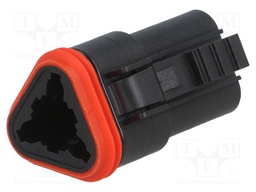 Connector: automotive; ML-XT; plug; female; Size: 16; PIN: 3; IP69K