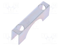 Mounting coupler; steel; zinc; Application: u-bolt