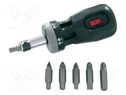 Kit: screwdriver; with ratchet