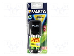 Charger: for rechargeable batteries; Ni-MH; Size: AA,AAA,R3,R6