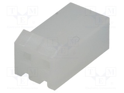 Plug; wire-board; female; 3.96mm; PIN: 2; w/o contacts; for cable