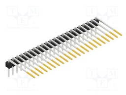Connector: pin strips; pin header; male; PIN: 22; 2.54mm; THT; 1x22