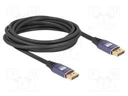 Cable; DisplayPort plug,both sides; DisplayPort 1.4; 5m; black