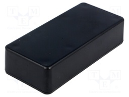 Enclosure: multipurpose; X: 45mm; Y: 95mm; Z: 23mm; ABS; black
