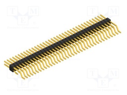 Connector: pin strips; pin header; male; PIN: 72; 1.27mm; SMT; 2x36
